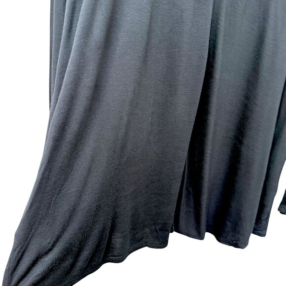 LUCKY BRAND Tunic Top Plus Size 2X Black Velvet Stretch Rayon Womens Evening NWT - Picture 11 of 14